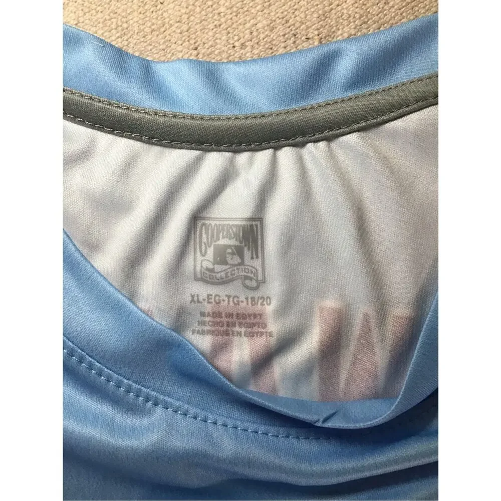 Phillies Kyle Schwarber jersey powder blue styling maroon Letters Sz 18/20 NWT
